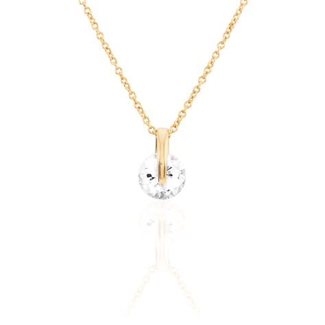 Collier Nelina Plaqué Or Jaune Oxyde De Zirconium - Colliers fantaisie Femme | Histoire d’Or