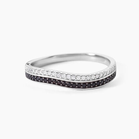 Bague Liraz Argent Blanc Oxyde De Zirconium - Bagues avec pierre Femme | Histoire d&rsquo;Or