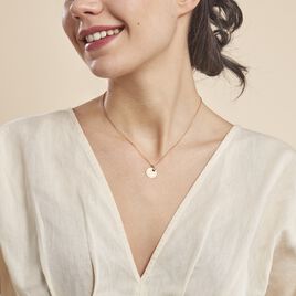 Collier Giusto Plaque Or Oxyde De Zirconium - Colliers fantaisie Femme | Histoire d’Or