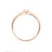 Bague Solitaire Hemera Or Rose Diamant - Bagues solitaires Femme | Histoire d’Or
