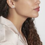 Boucles D'oreilles Clips Argent Blanc Valerio Perles Oxydes - Boucles d'oreilles fantaisie Femme | Histoire d&rsquo;Or