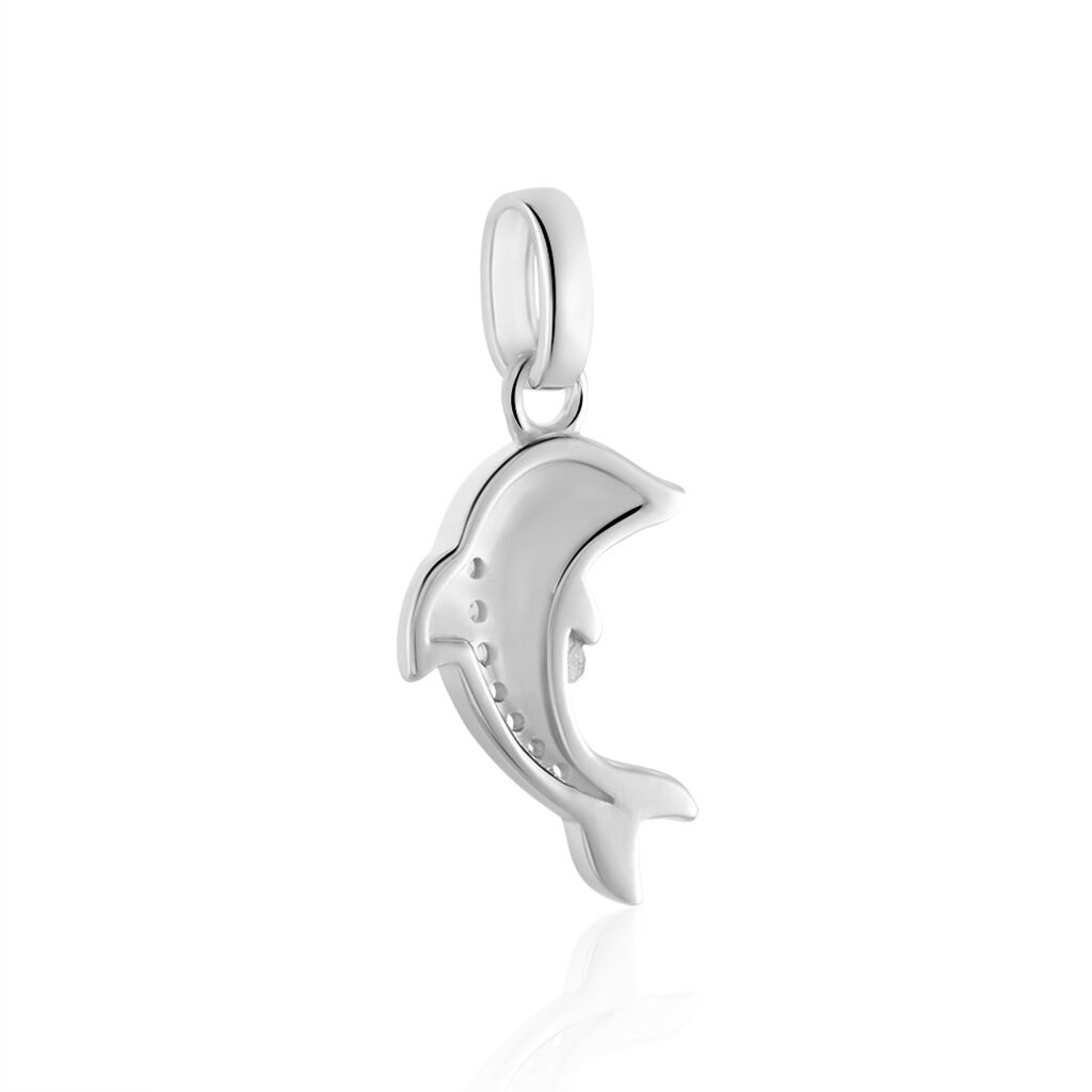 Pendentif Amelot Argent Blanc Oxyde De Zirconium - Pendentifs Femme | Histoire d’Or