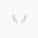 Boucles D'oreilles Puces Iuliana Or Jaune Oxyde De Zirconium - Clous d'oreilles Femme | Histoire d&rsquo;Or