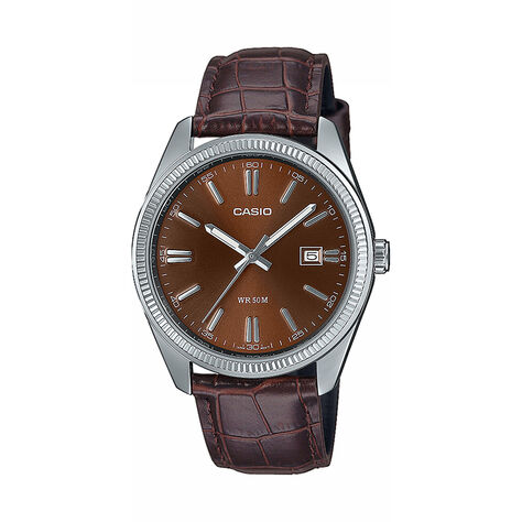 Montre Casio Collection Timeless Marron - Montres Homme | Histoire d’Or