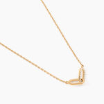 Collier Lueur Plaqu&eacute; Or Jaune Oxyde De Zirconium - Colliers fantaisie Femme | Histoire d&rsquo;Or