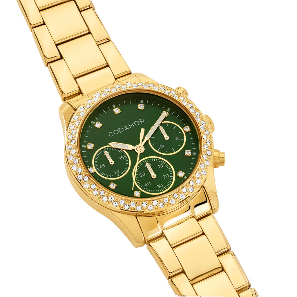 Montre Codhor Julia Vert - F&ecirc;te des m&egrave;res Femme | Histoire d&rsquo;Or