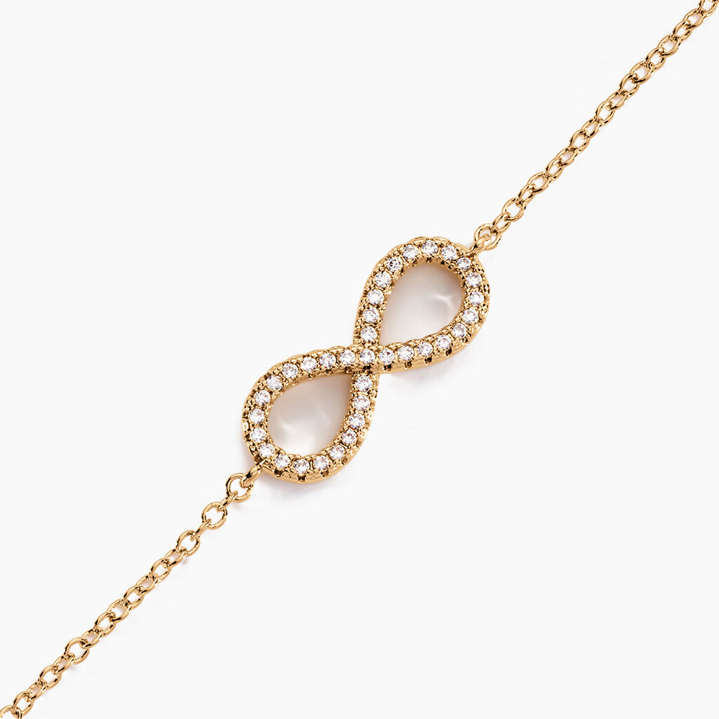 Bracelet Merane Plaqué Or Jaune Oxyde De Zirconium - Bracelets Femme | Histoire d’Or