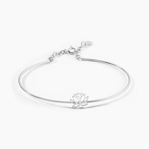 Bracelet Jonc Rosita Argent Blanc - Bracelets joncs Femme | Histoire d’Or