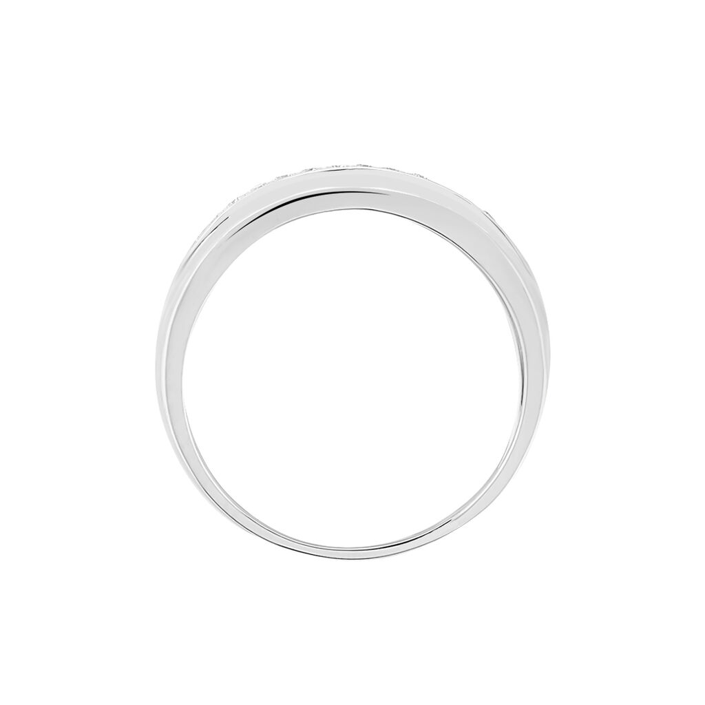 Bague Vianca Or Blanc Diamant - Bagues avec pierre Femme | Histoire d’Or