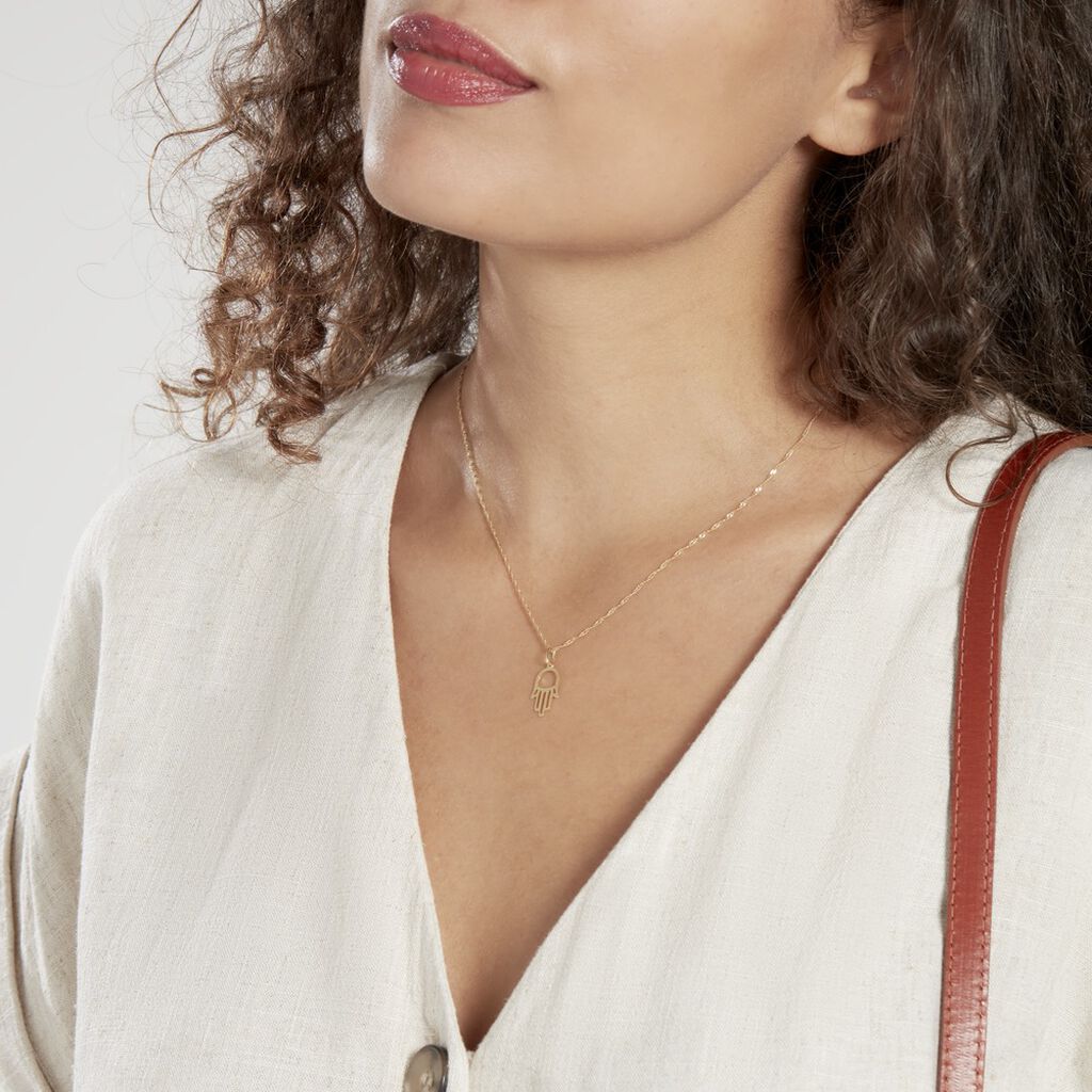 Pendentif Hectorienne Fatim Or Jaune - Pendentifs Femme | Histoire d’Or