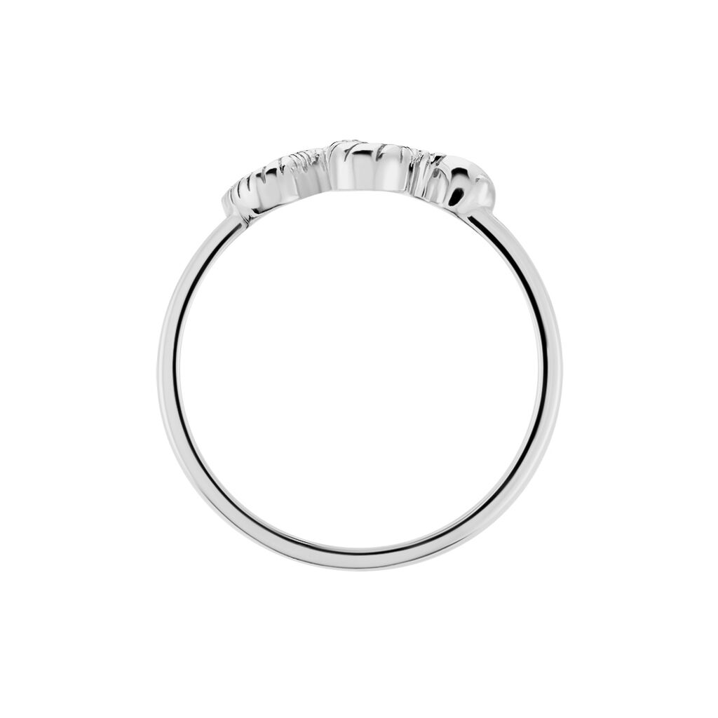 Bague Oria Argent Blanc - Bagues fantaisie Femme | Histoire d’Or
