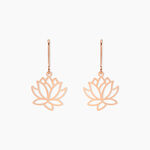 Boucles D'oreilles Pendantes Rosita Argent Rose - Boucles d'oreilles fantaisie Femme | Histoire d&rsquo;Or