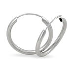 Cr&eacute;oles Valencina Or Blanc - Boucles d'oreilles cr&eacute;oles Femme | Histoire d&rsquo;Or