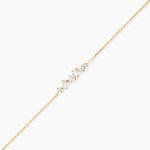 Bracelet Ige Or Jaune Oxyde De Zirconium - Bracelets Femme | Histoire d&rsquo;Or