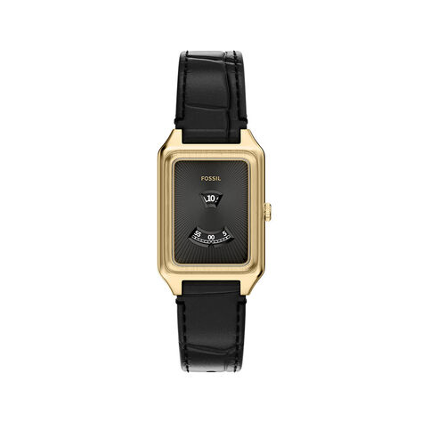 Montre Fossil Raquel Jumping Hour Noir - Montres Femme | Histoire d&rsquo;Or