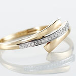 Bague Melia Or Jaune Diamant - Bagues avec pierre Femme | Histoire d&rsquo;Or