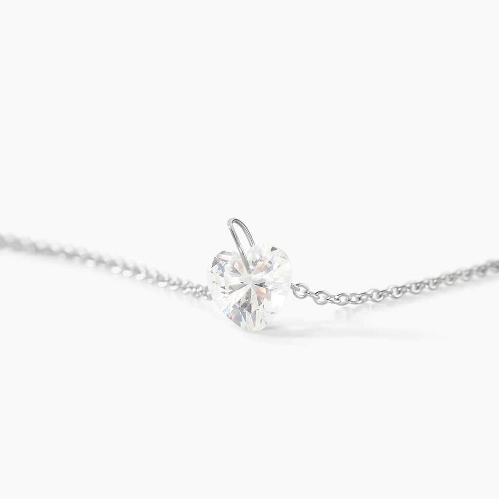 Collier Argent Sopher Oxyde De Zirconium - Colliers fantaisie Femme | Histoire d’Or