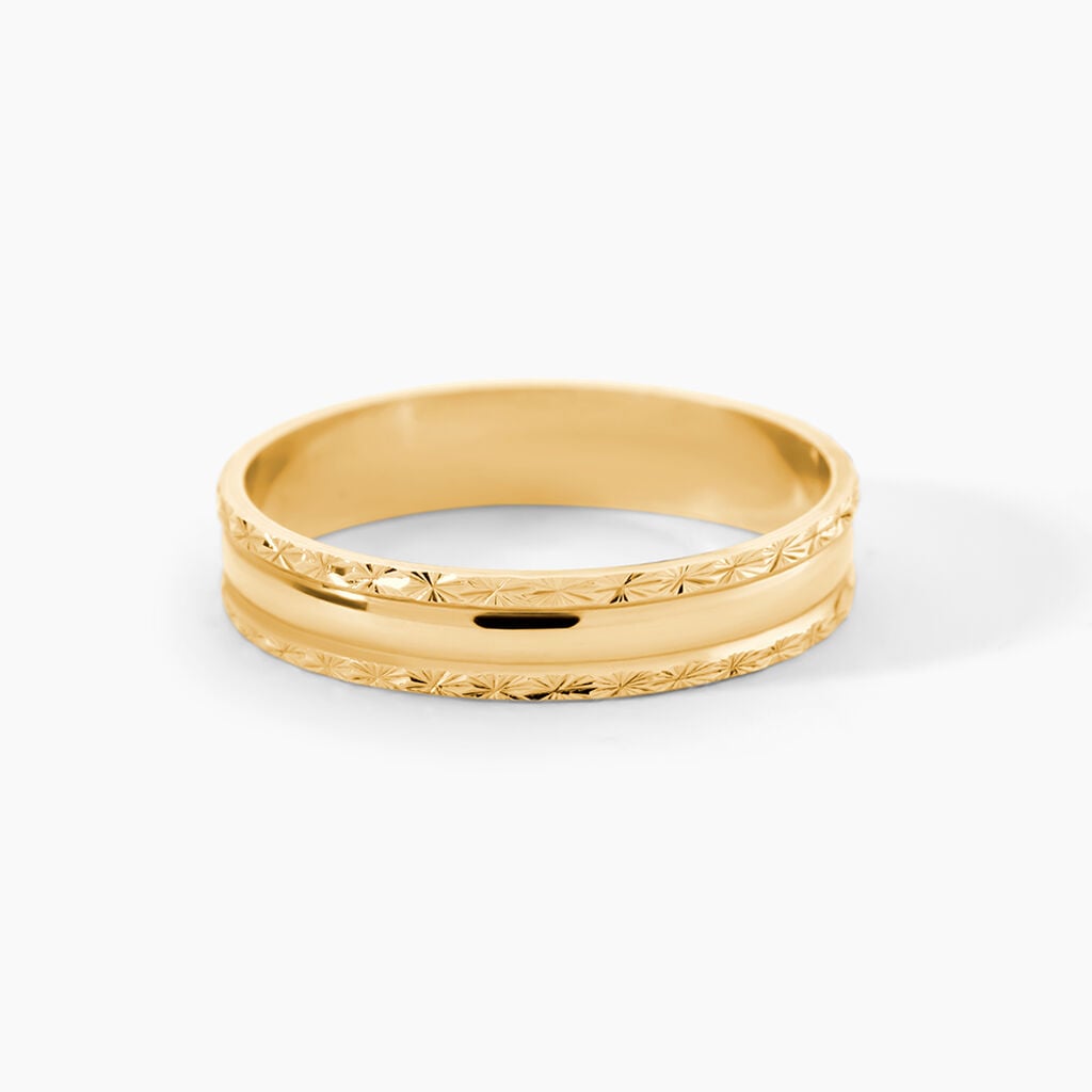 Alliance Judoca Or Jaune  - Alliances 18 carats Unisex | Histoire d&rsquo;Or
