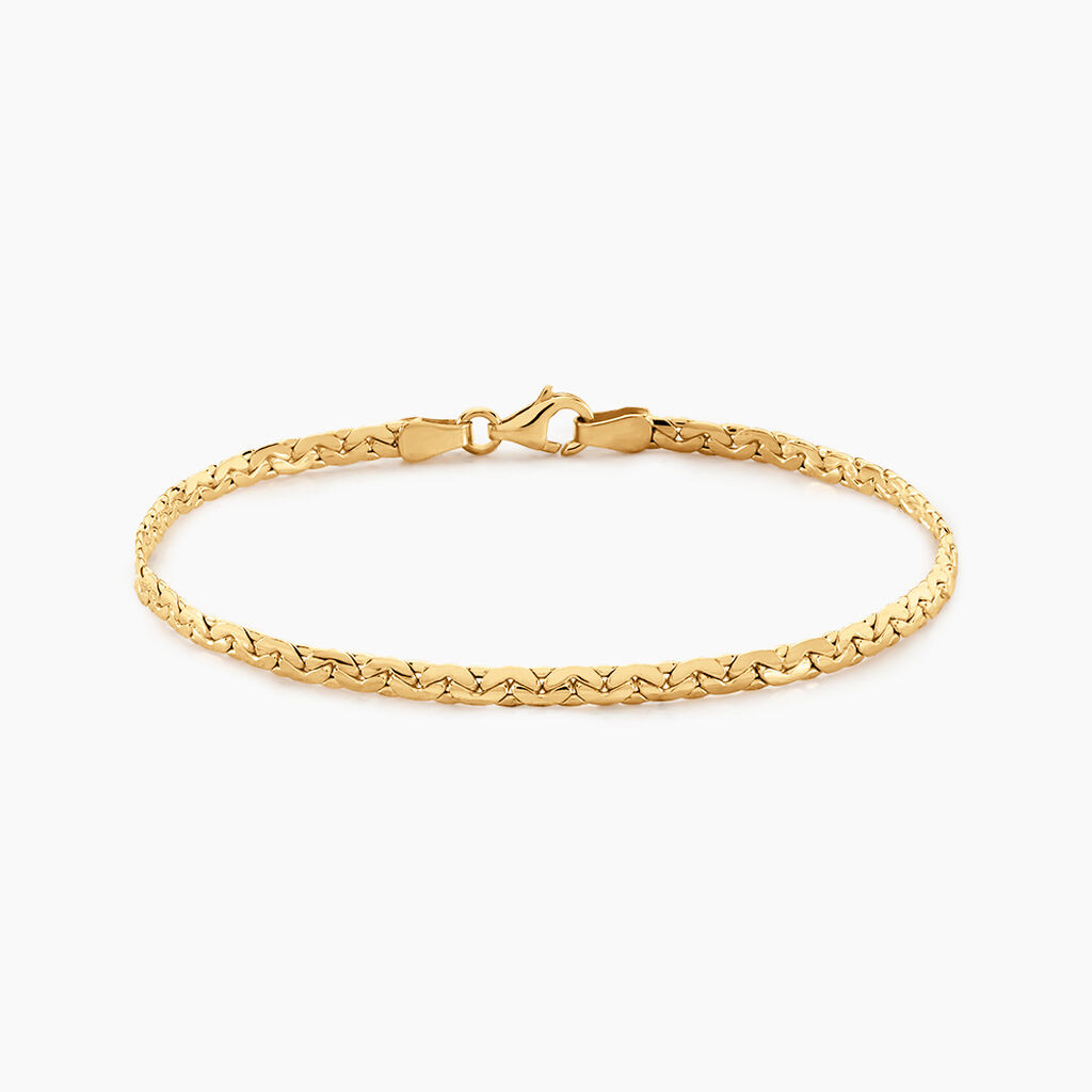 Bracelet Ivy Maille Haricot Or Jaune - Bracelets chaîne Femme | Histoire d’Or