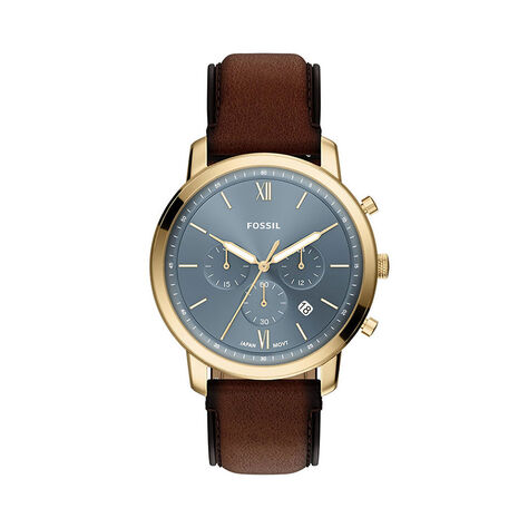 Montre Fossil Neutra Chrono Bleu - Montres Homme | Histoire d&rsquo;Or