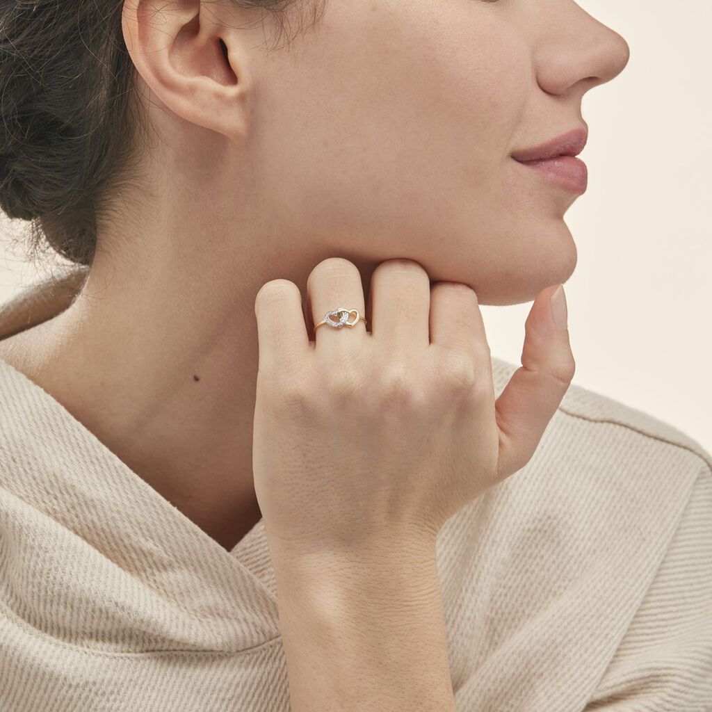 Bague Wydad Or Jaune Diamant - Bagues avec pierre Femme | Histoire d’Or