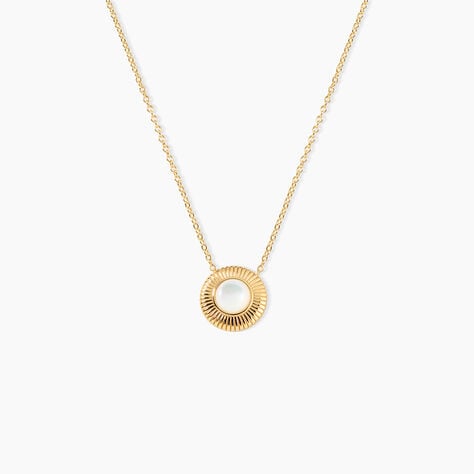 Collier Osana Argent Dor&eacute; A L'Or 750/1000 Nacre - Colliers Femme | Histoire d&rsquo;Or