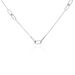 Collier Trait D'union Argent Blanc Oxyde De Zirconium - Colliers Femme | Histoire d’Or