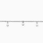 Cha&icirc;ne De Cheville Fillira Argent Blanc - Cha&icirc;nes de cheville Femme | Histoire d&rsquo;Or