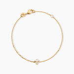 Bracelet &eacute;clat Perl&eacute; Plaqu&eacute; Or Oxyde De Zirconium - Bracelets Femme | Histoire d&rsquo;Or