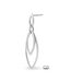 Boucles D'oreilles Pendantes Toupie Argent Blanc - Boucles d'oreilles fantaisie Femme | Histoire d’Or