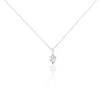 Collier Or Blanc Akli Oxyde De Zirconium - Colliers Femme | Histoire d&rsquo;Or