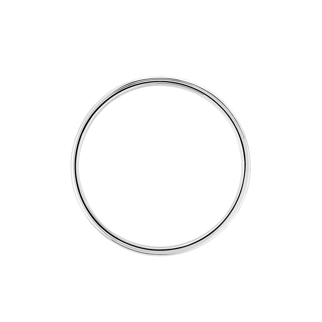 Alliance Epi Ruban Plat Or Blanc - Alliances Unisex | Histoire d’Or