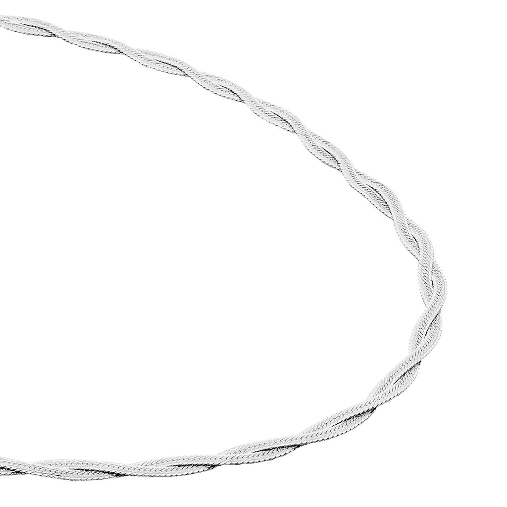 Collier Arkady Argent Blanc - Chaines Femme | Histoire d’Or