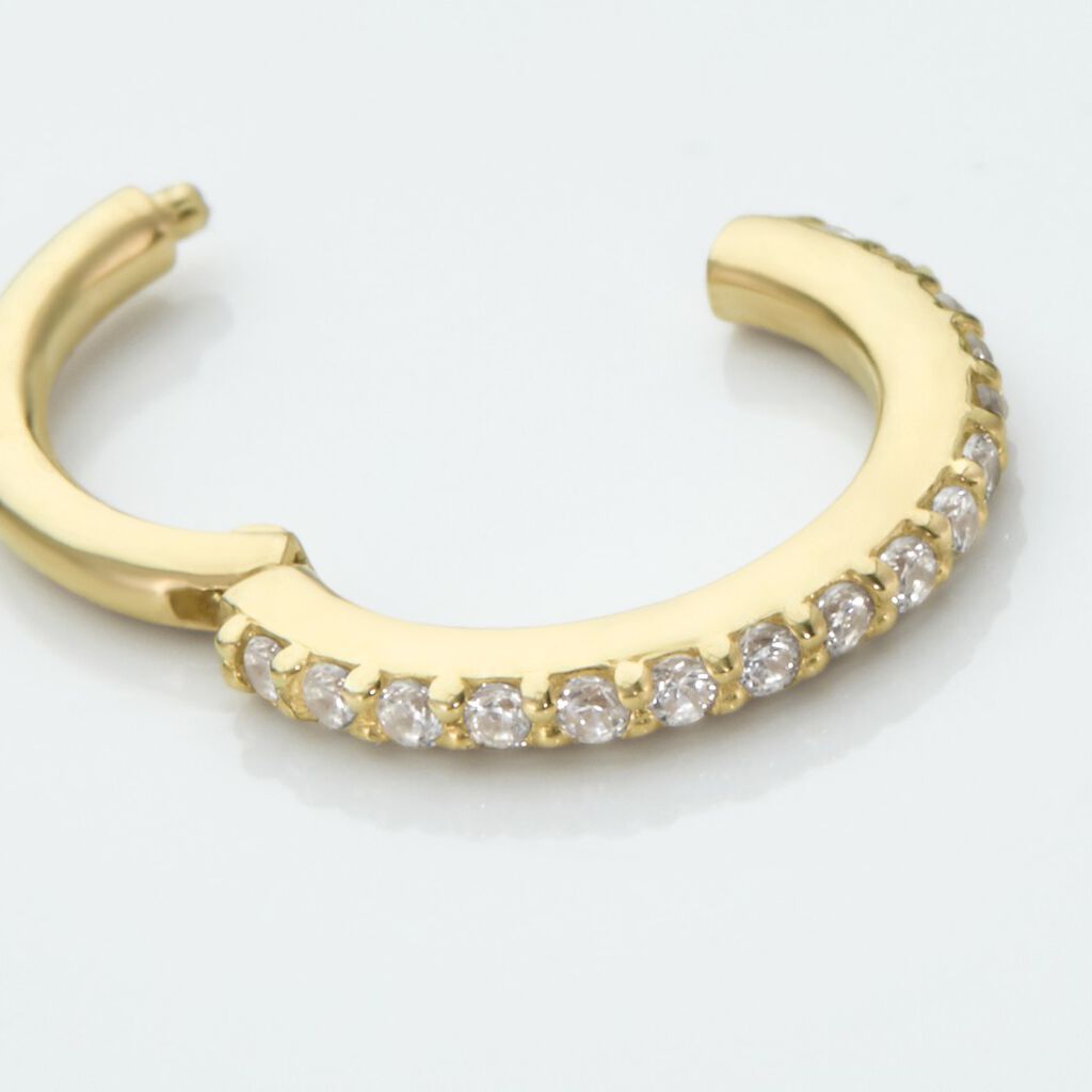 Piercing D'oreille Or Jaune Amaranthe Oxydes De Zirconium - Piercing H&eacute;lix Femme | Histoire d&rsquo;Or
