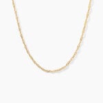 Cha&icirc;ne Imanie Maille Singapour Or Jaune - Chaines Femme | Histoire d&rsquo;Or