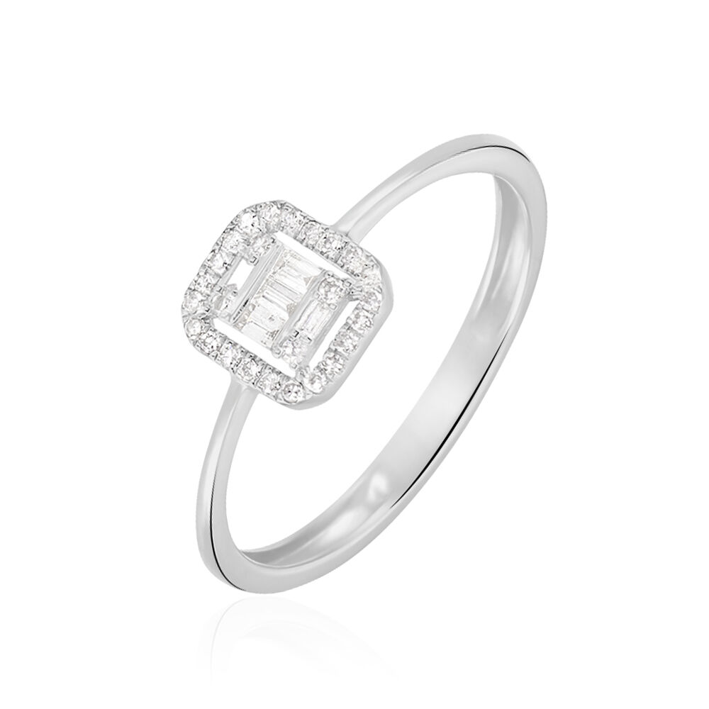 Bague hotsell carree diamants