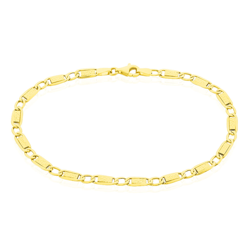 Bracelet Danae Plaquette Or Jaune - Bracelets cha&icirc;ne Femme | Histoire d&rsquo;Or
