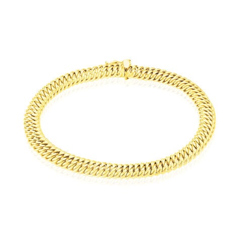 Bracelet Jimmy Maille Americaine Or Jaune - Bracelets cha&icirc;ne Femme | Histoire d&rsquo;Or