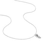 Collier Argent Blanc Jade Oxydes De Zirconium - Ras de cou Femme | Histoire d&rsquo;Or