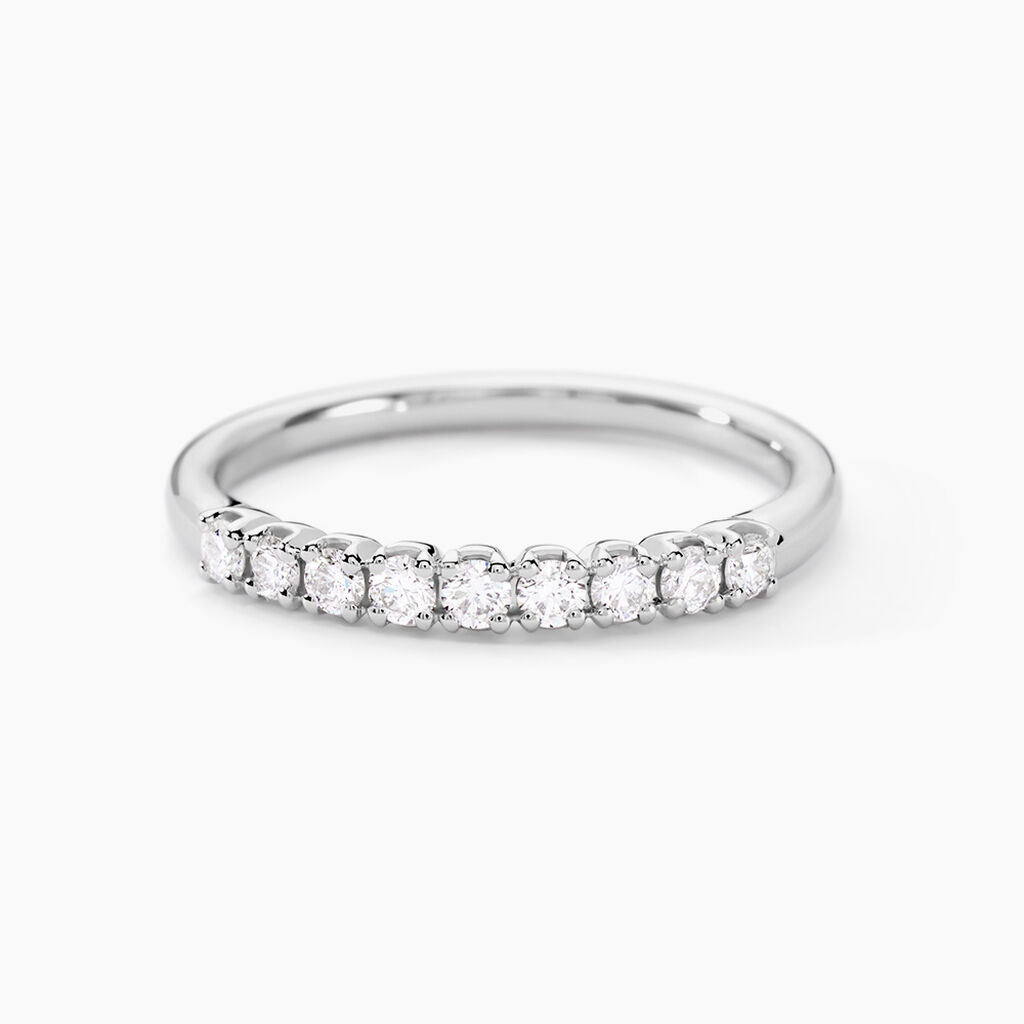 Alliance Hera Or Blanc Diamant - Alliances Femme | Histoire d’Or