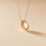 Collier Linna Plaqu&eacute; Or Jaune Pierre De Lune - Colliers Femme | Histoire d&rsquo;Or