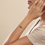 Bracelet Greta Argent Blanc C&eacute;ramique Et Oxyde De Zirconium - Bracelets Femme | Histoire d&rsquo;Or