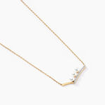 Collier Ambrogio Or Jaune Perle De Culture Oxyde De Zirconium - Colliers Femme | Histoire d&rsquo;Or