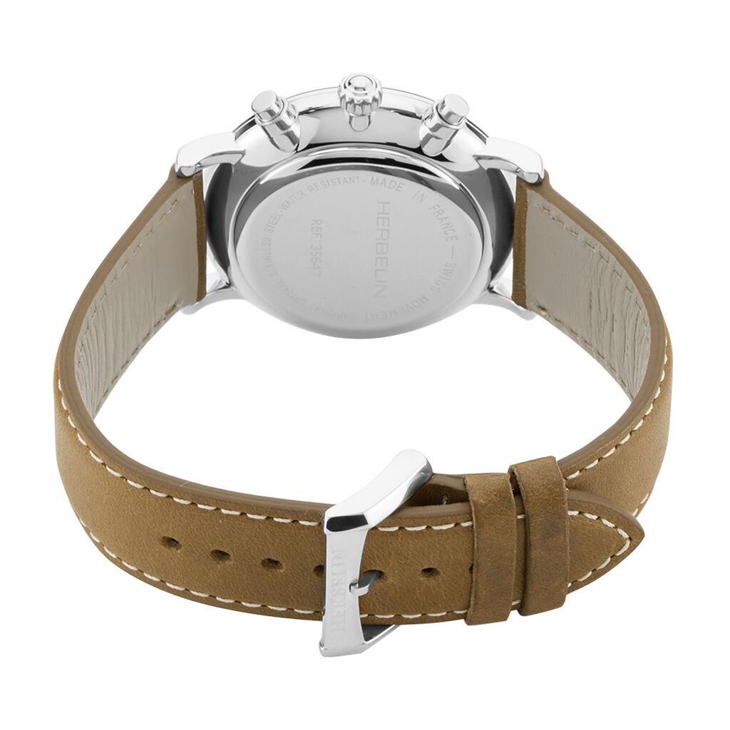 Montre Herbelin Inspiration Argent&eacute; - Montres Homme | Histoire d&rsquo;Or