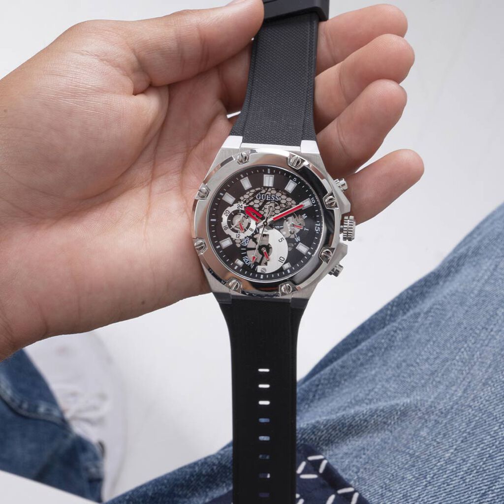 Montre Guess Third Gear Noir - Montres Homme | Histoire d’Or