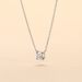Collier Aphrodite Or Blanc Diamant Synthetique - Colliers Femme | Histoire d’Or