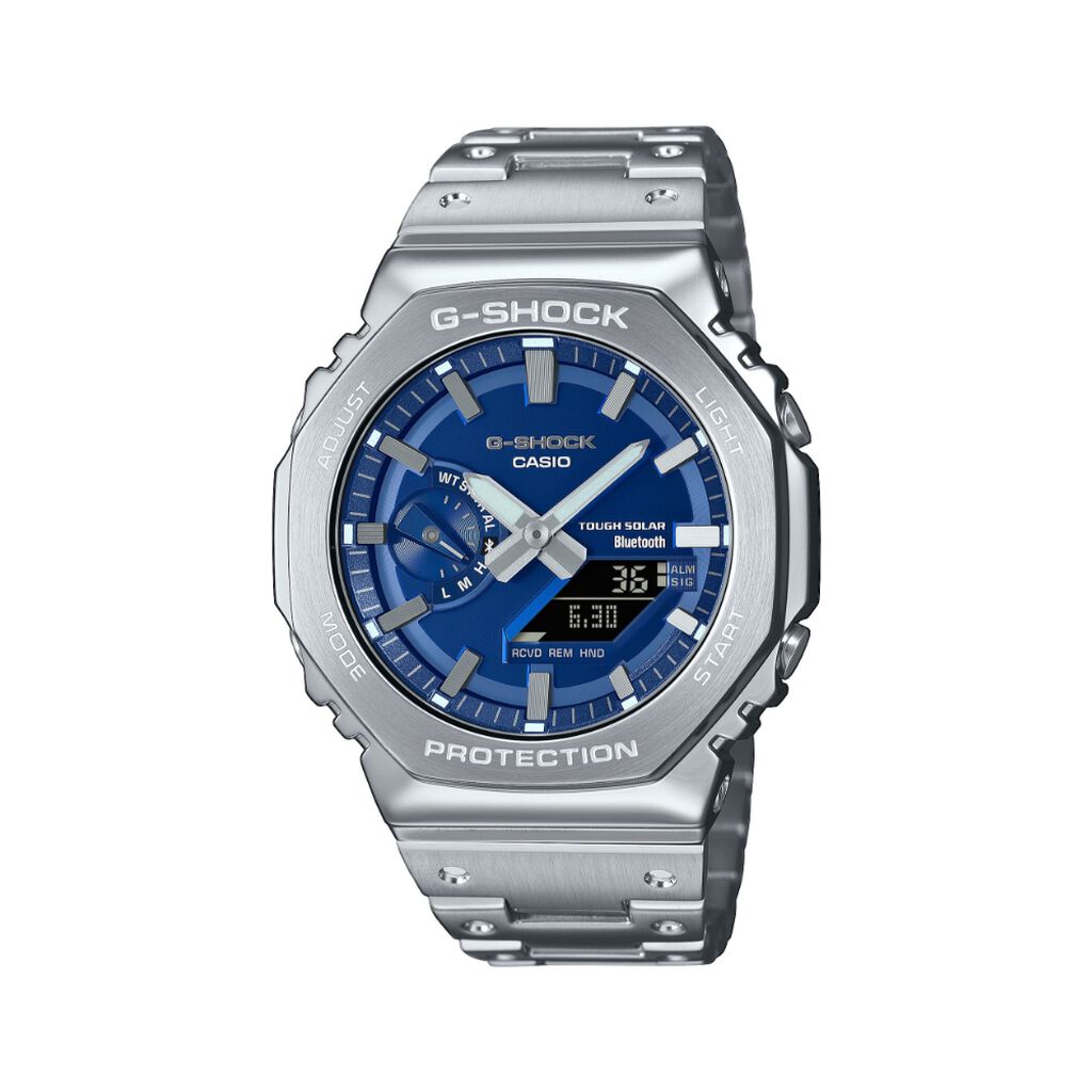 Montre Casio G-shock Premium Bleu - Montres solaires Homme | Histoire d&rsquo;Or