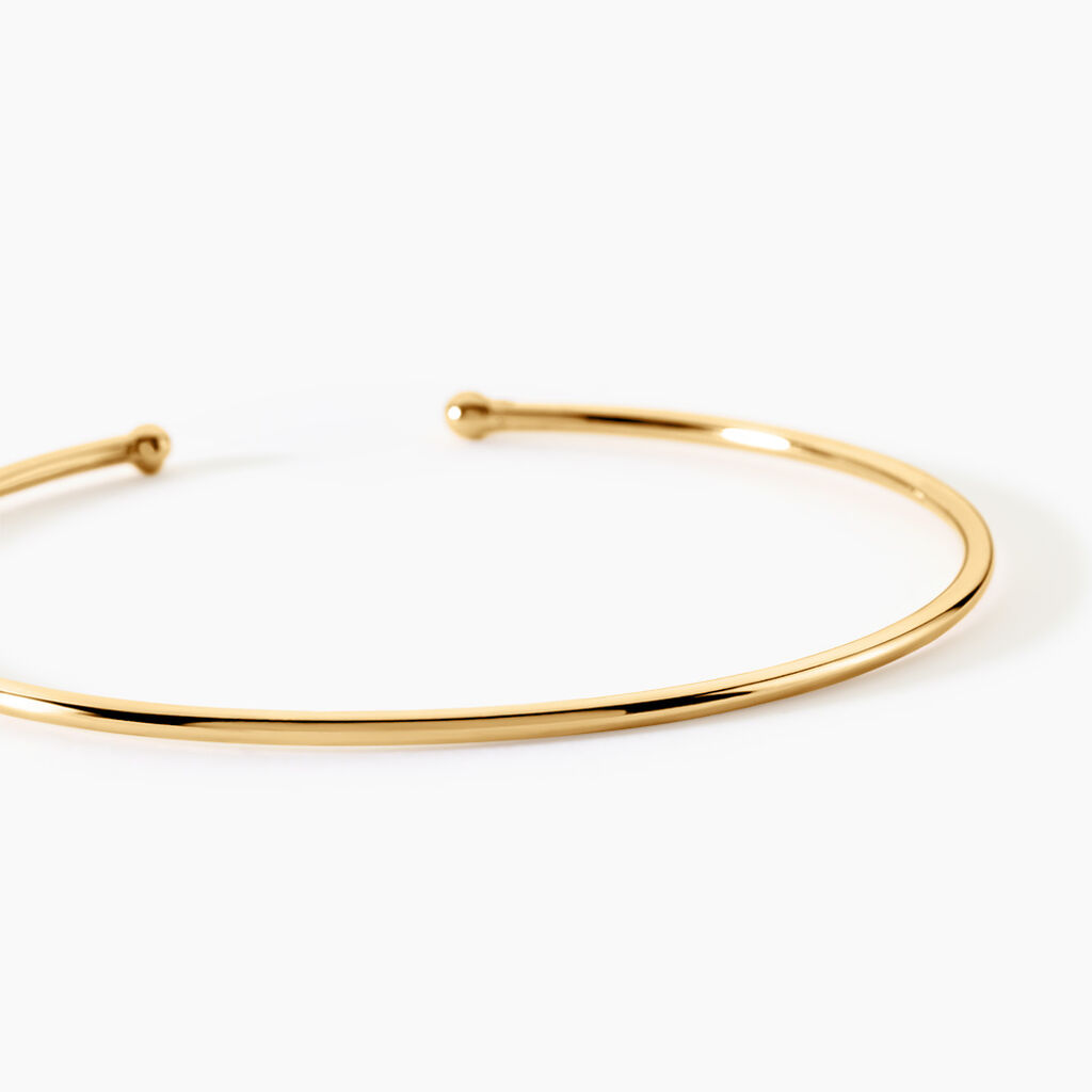 Bracelet Jonc Sigurd Argent Dor&eacute; A L'Or 750/1000 - Bracelets joncs Femme | Histoire d&rsquo;Or