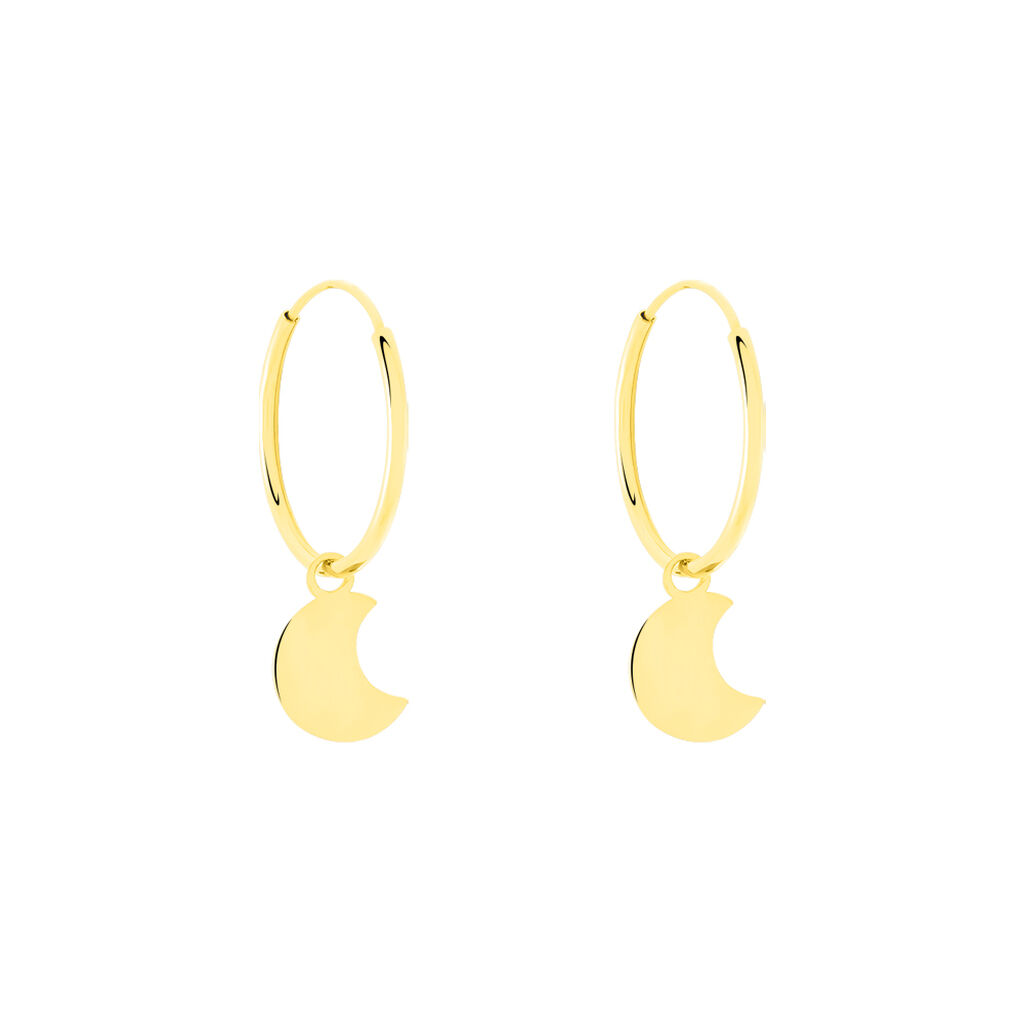 Créoles Belita Or Jaune - Boucles d'oreilles créoles Femme | Histoire d’Or