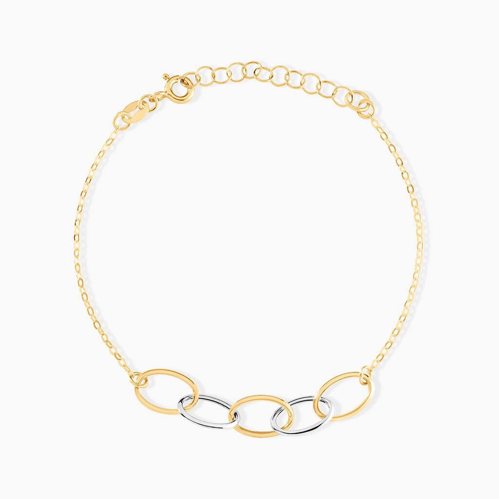 Bracelet Lucette Or Bicolore - Bracelets Femme | Histoire d&rsquo;Or